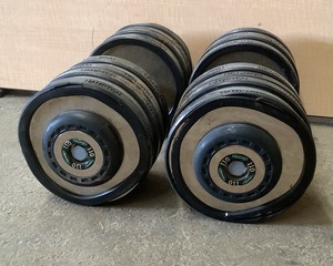 lot 135 image: 110 LB Dumbell Pair