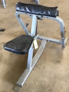 lot 52 image: Nautilus Preacher Curl Bench
