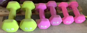 lot 167A image: Set of 6 Hand Weights