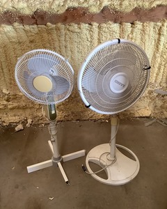 lot 194 image: 2 White Fans