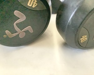 lot 125 image: 40 LB Dumbbell Pair