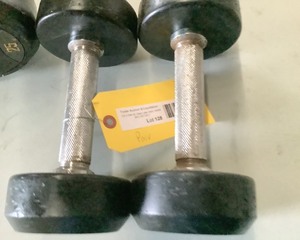 lot 128 image: 10 LB Dumbbell Pair