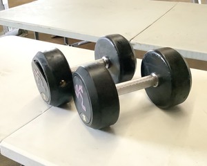 lot 126 image: 30 LB Dumbbell Pair