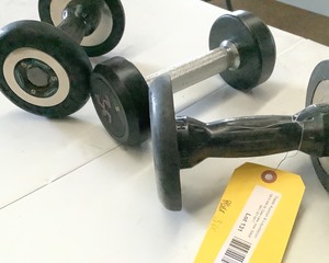 lot 131 image: 5 LB Dumbbell Trio