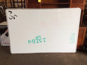 lot 205 image: Large White Board