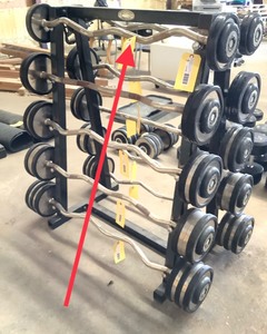 lot 152 image: 30 LB Durabar Curl Barbell