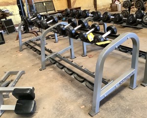 lot 136B image: Nautilus Dumbell Rack