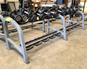 lot 136A image: Nautilus Dumbell Rack