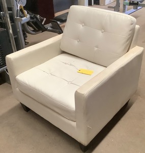 lot 207A image: White Waiting Room Chair