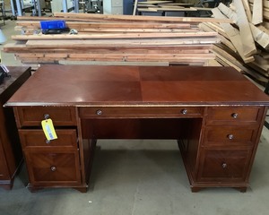 lot 203 image: Wood Desk