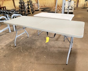 lot 197 image: Two OfficeUtility Tables