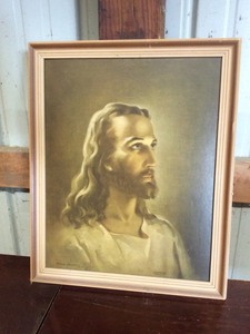 lot 232B image: Framed Portrait of Jesus