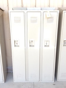 lot 259 image: 3 Door Full Length Lockers