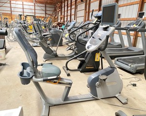 lot 13 image: Precor RBK885 Recumbent Exercise Bike