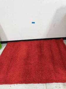 Lifestyle Shaggy Collection Red 5 ft. x 7 ft. Shag Area Rug