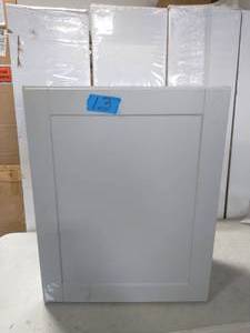 Grey kitchen cabinet