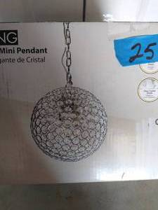 DECOR LIVING CRYSTAL MINI PENDANT