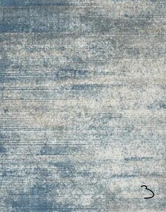 Florida Blue 8 ft. x 10 ft. Modern Abstract Area Rug