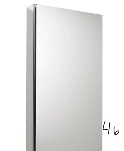 20 in. W x 36 in. H x 5 in. D Frameless Recessed or Surface-Mounted Bathroom Medicine Cabinet