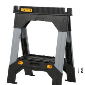 2 DEWALT 33 in. Folding Sawhorse with Adjustable Metal Legs