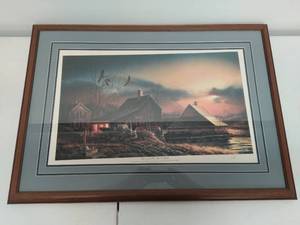 lot 26 image: Framed Terry Redlin Art
