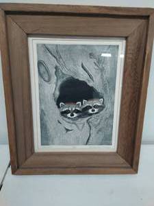 lot 29 image: Framed Charlotte Ann Meckley Art