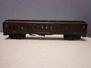 VINTAGE LIONEL  O GAUGE MANHATTAN PULLMAN PASSENGER CAR