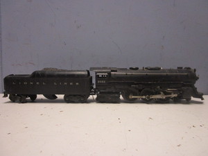 VINTAGE LIONEL O GAUGE 3rd RAIL 4-6-4 STEAM LOCOMOTIVE WITH TENDER