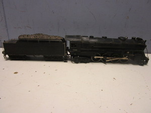 VINTAGE LIONEL O GAUGE 3RD RAIL STEAM LOCOMOTIVE WITH TENDER