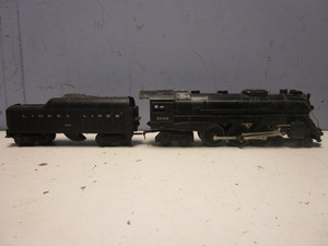 VINTAGE LIONEL 3 RD RAIL O GAUGE STEAM LOCOMOTIVE WITH TENDER