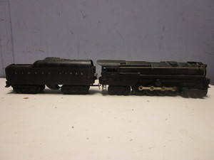 VINTAGE LIONEL O STEAM TURBINE  LOCOMOTIVE, W TENDER