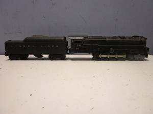 VINTAGE LIONEL O STEAM TURBINE  LOCOMOTIVE, W TENDER