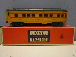 VINTAGE LIONEL O GAUGE PLAINFIELD ILLUMINATED OBSERVATION CAR
