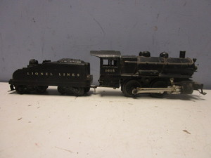 VINTAGE LIONEL O GAUGE 3RD RAIL STEAM LOCOMOTIVE WITH TENDER