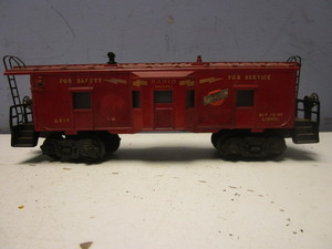 VINTAGE, LIONEL, O GAUGE, CNW BAY WINDOW CABOOSE