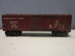 VINTAGE LIONEL, O GAUGE, MINNEAPOLIS & ST LOUIS BOX CAR