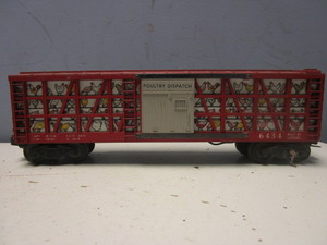 VINTAGE LIONEL, O GAUGE, POULTRY DISPATCH CAR
