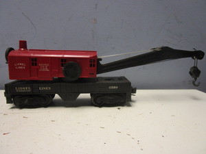 VINTAGE LIONEL, O GAUGE, BUCYRUS ERIE CRANE CAR
