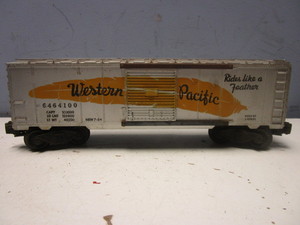 VINTAGE LIONEL, O GAUGE, WESTERN PACIFIC BOXCAR
