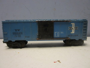 VINTAGE LIONEL, O GAUGE, BOSTON & MAIN BOXCAR