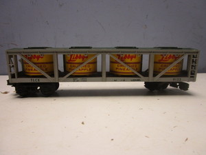 VINTAGE LIONEL O LIBBYS CRUSHED PINEAPPLE CAR