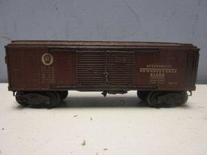 VINTAGE LIONEL O PRR DOUBLE-DOOR BOXCAR