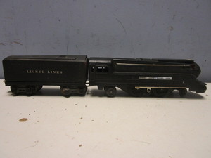 VINTAGE LIONEL 1688 STEAM LOCOMOTIVE, W TENDER