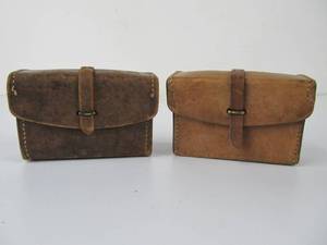 lot 13 image: WW2 BAR M1918 Machine Gun Leather Tool Kit Boxes