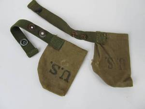 lot 14 image: Pair of WW2 M1 Garand Rifle Muzzle Covers