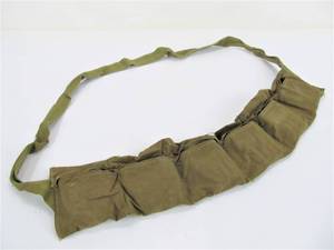 lot 52 image: WW2 Bandolier wFull .30 Cal Ammo Clips