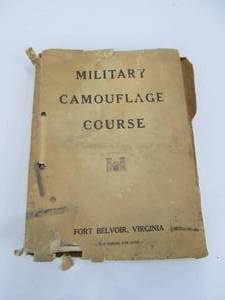 lot 56 image: US WW2 Army Corps of Engineers Military Camouflage Course