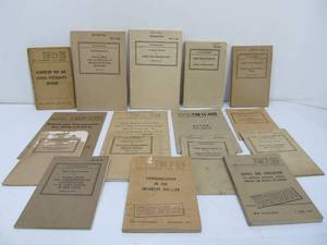 lot 87 image: Large Lot of Original WW2 Field Manuals - Engineering, Construction, Equipment etc
