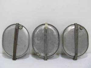 lot 103 image: Lot of WW1 Era Metal Ware Food Containers Flatware etc