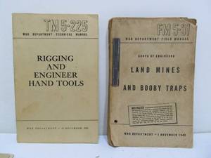 lot 104 image: Lot of WW2 Field Manuals